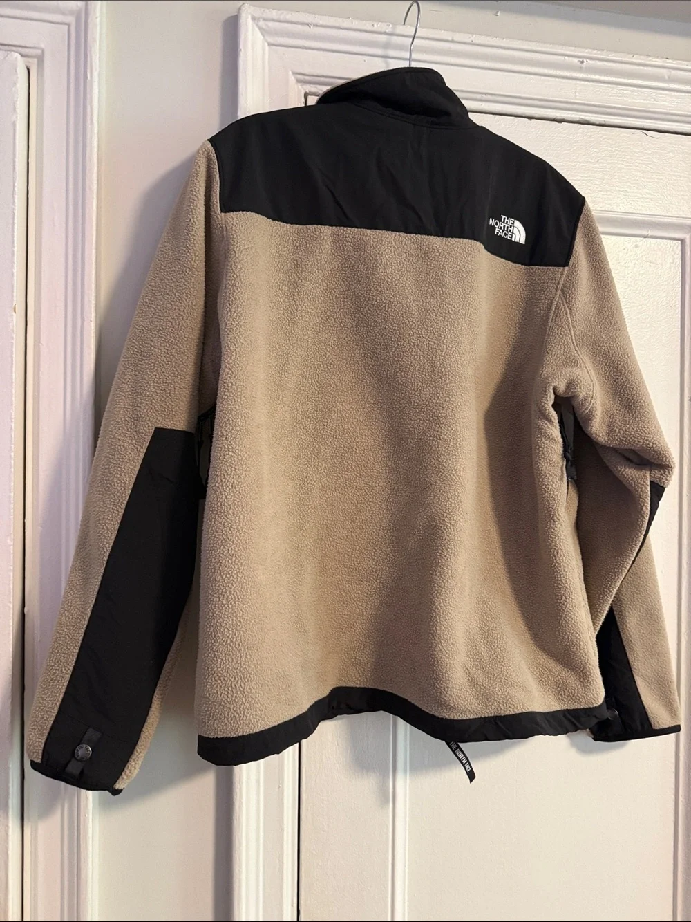 The North Face Men's Tan and Black Fleece Shirt Jacket